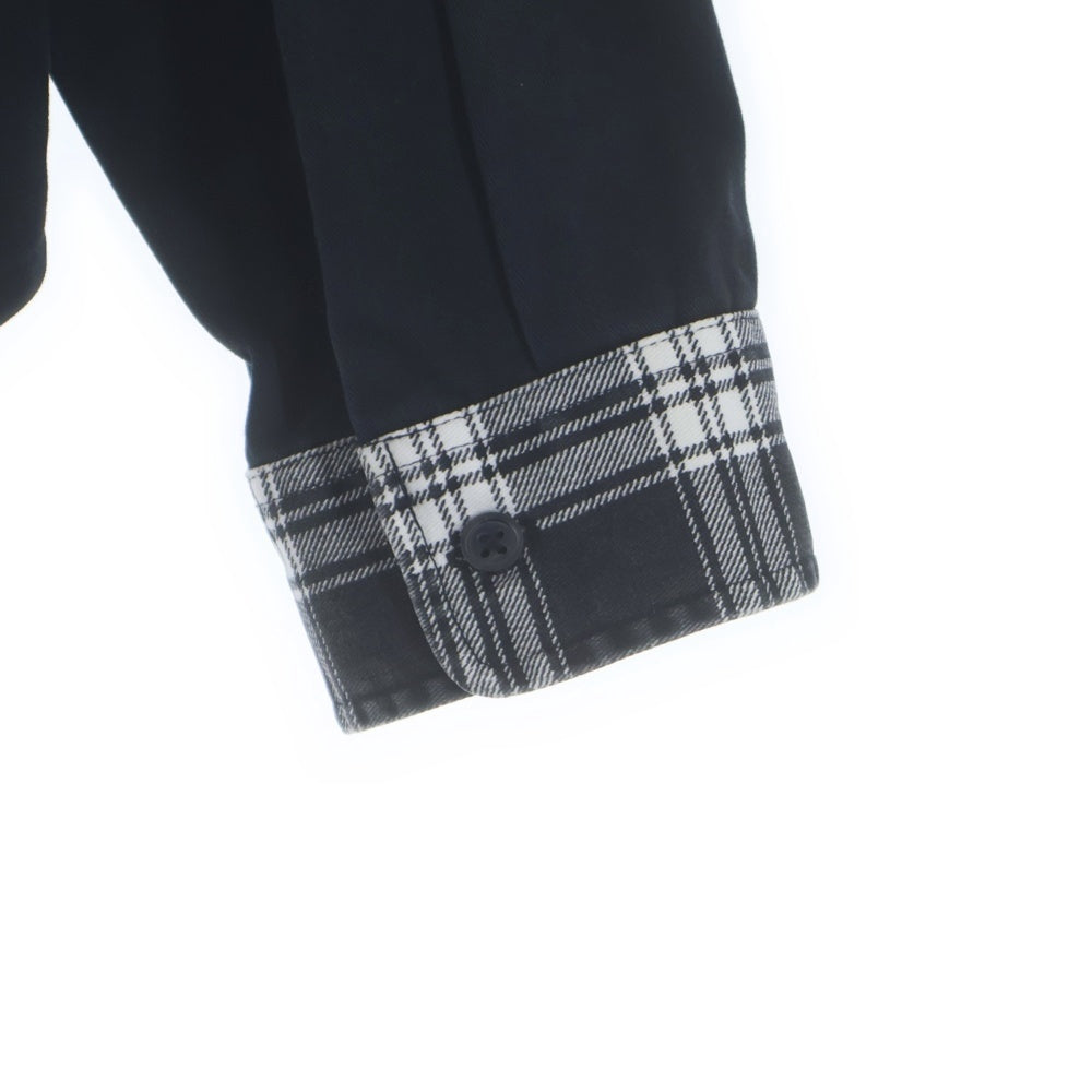 SUPREME(シュプリーム) 16AW Animal Patchwork Twill Shirt アニマルパッチワーク コットンツイル 長袖シャツ ホワイト/ブラック