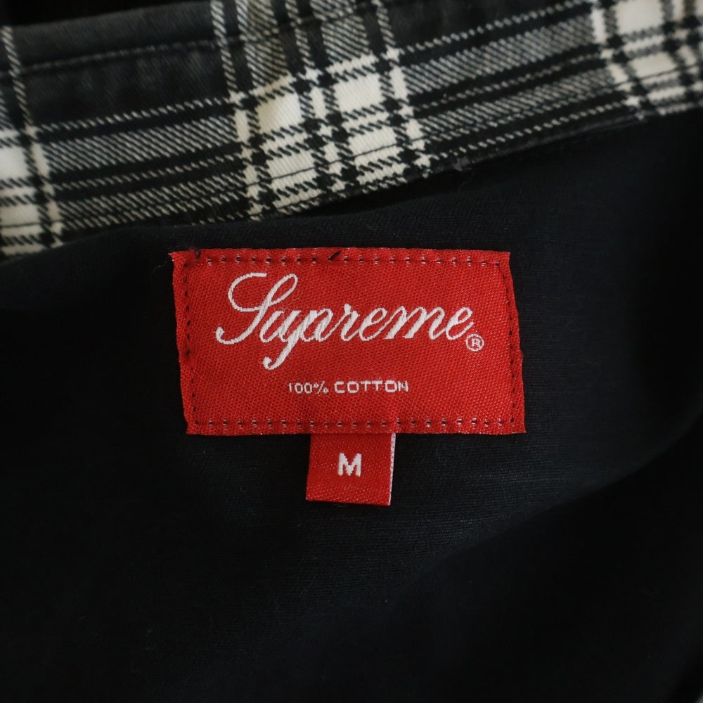 SUPREME(シュプリーム) 16AW Animal Patchwork Twill Shirt アニマルパッチワーク コットンツイル 長袖シャツ ホワイト/ブラック