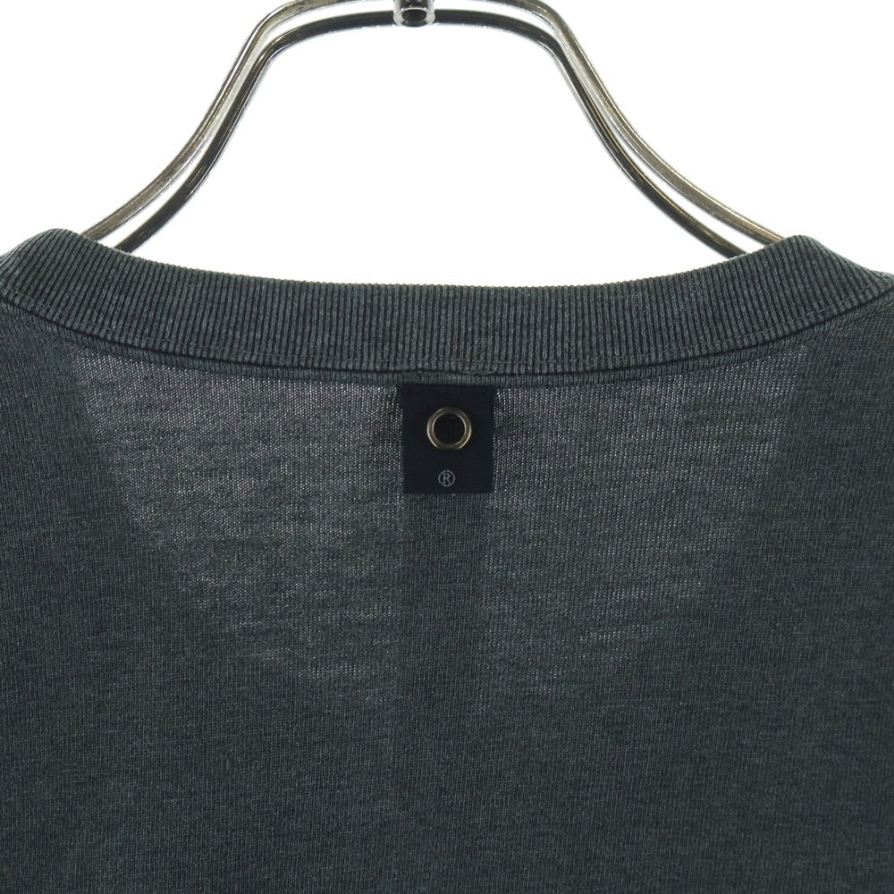 wjk(ダブルジェイケイ) 21AW Heavy Light Plainstitch Cut&Sewn ヘビーライト クルーネック 長袖Tシャツ カットソー グレー mj76u