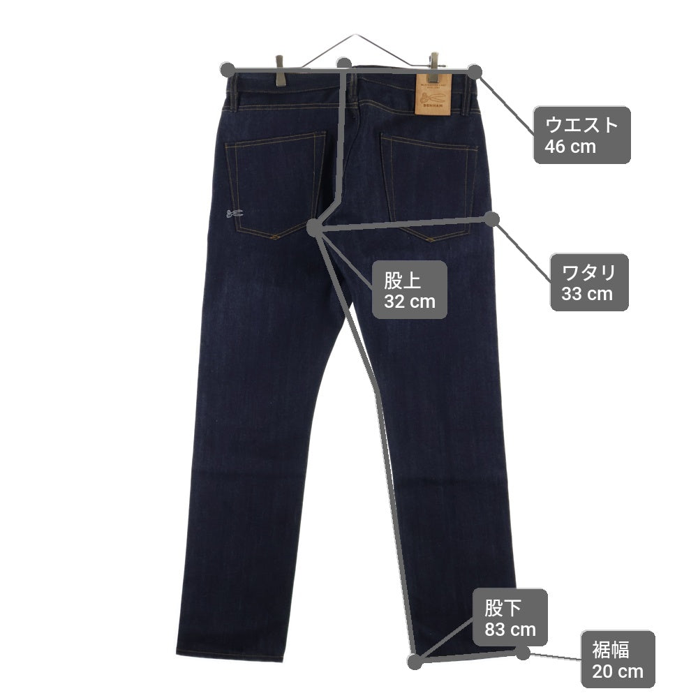 DENHAM(デンハム) ×BLACKHORSE LANE ATELIER RIDGE STRAIGHT FIT ブラックホース レーン アトリエ リッジ ストレートフィット デニムパンツ インディゴ 01-23-01-11-056