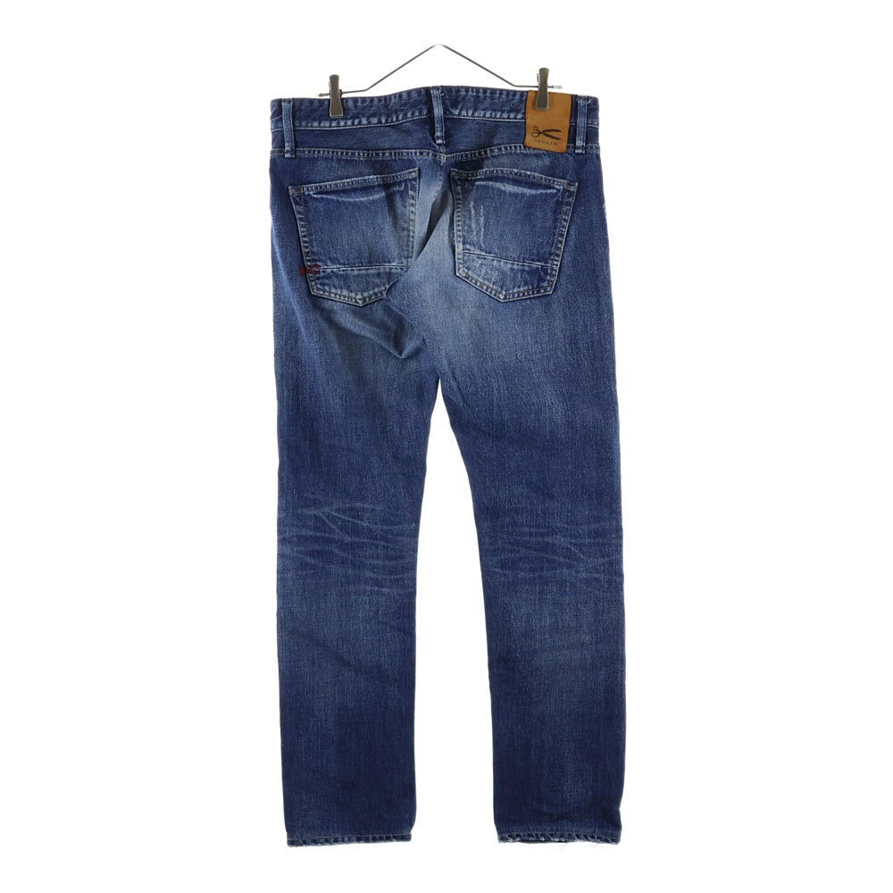 DENHAM(デンハム) RAZOR SLIM FIT JAPAN ARTISAN レイザー スリムフィット 380本限定 刺し子 ダメージ加工 デニムパンツ インディゴ 27180-4-11034