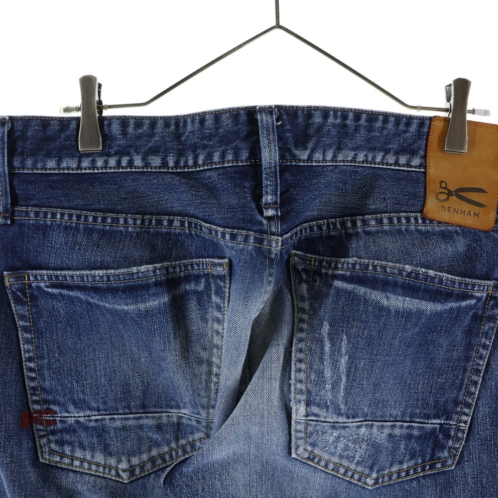 DENHAM(デンハム) RAZOR SLIM FIT JAPAN ARTISAN レイザー スリムフィット 380本限定 刺し子 ダメージ加工 デニムパンツ インディゴ 27180-4-11034