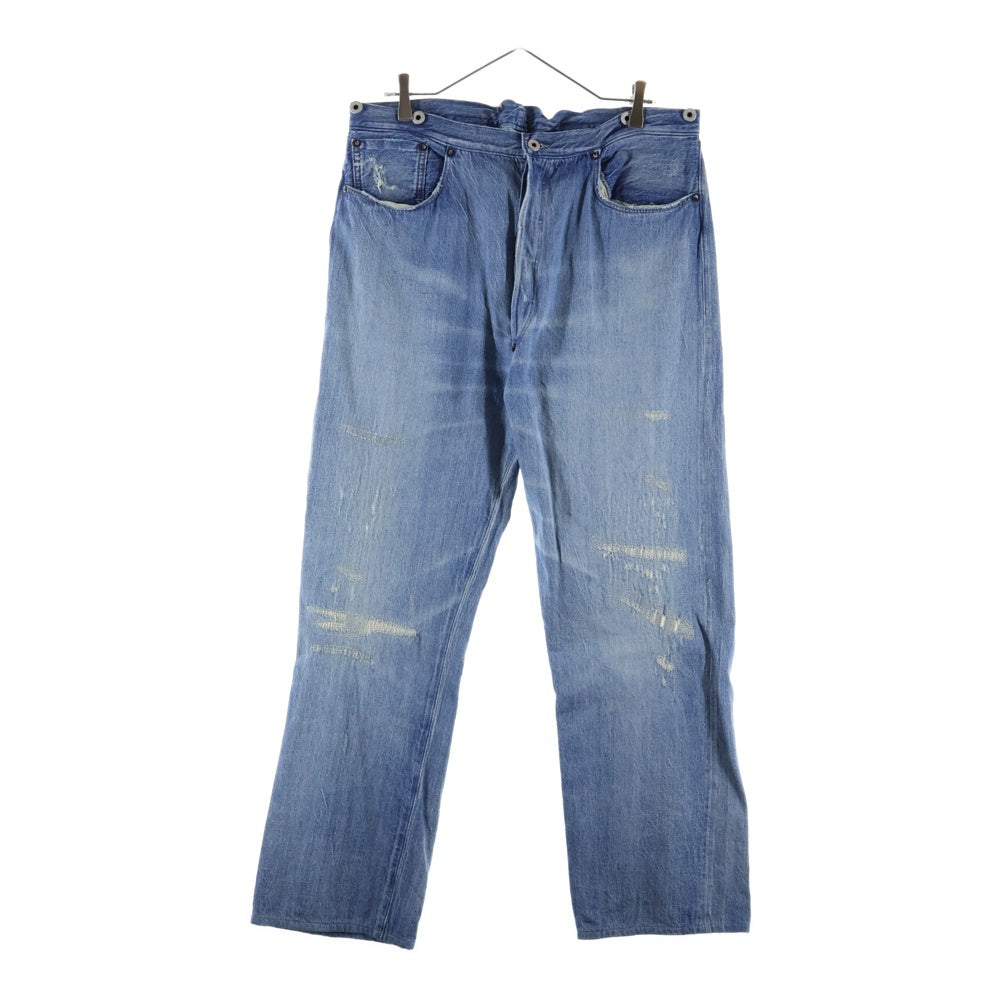 Levi's VINTAGE CLOTHING(リーバイス ビンテージ クロージング) 501XX 1980年モデル 復刻 シンチバック ダメージ加工 ストレート デニムパンツ インディゴ PC9-90501-0019