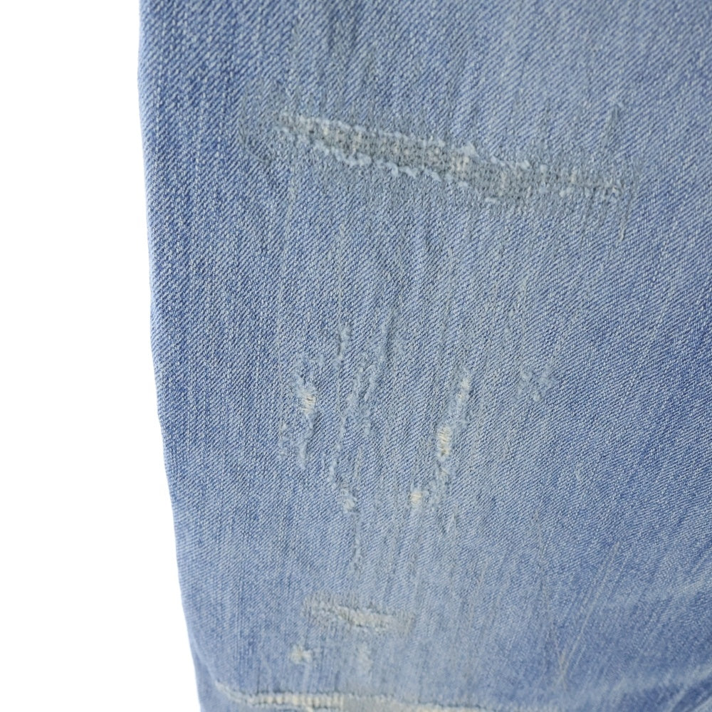 Levi's VINTAGE CLOTHING(リーバイス ビンテージ クロージング) 501XX 1980年モデル 復刻 シンチバック ダメージ加工 ストレート デニムパンツ インディゴ PC9-90501-0019