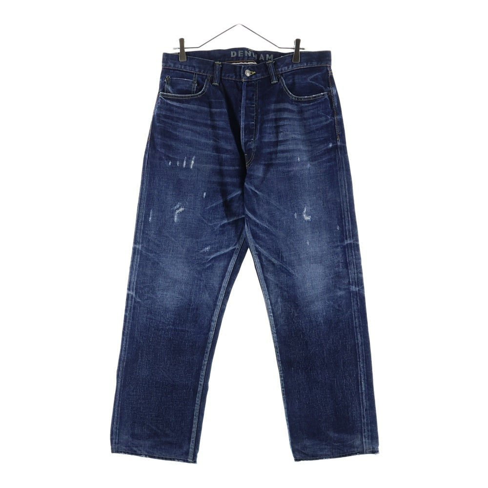 DENHAM(デンハム) EASTWIDER MIJ KENDO-CTTN イーストワイダー ダメージ加工 デニムパンツ インディゴ 01-24-09-11-512