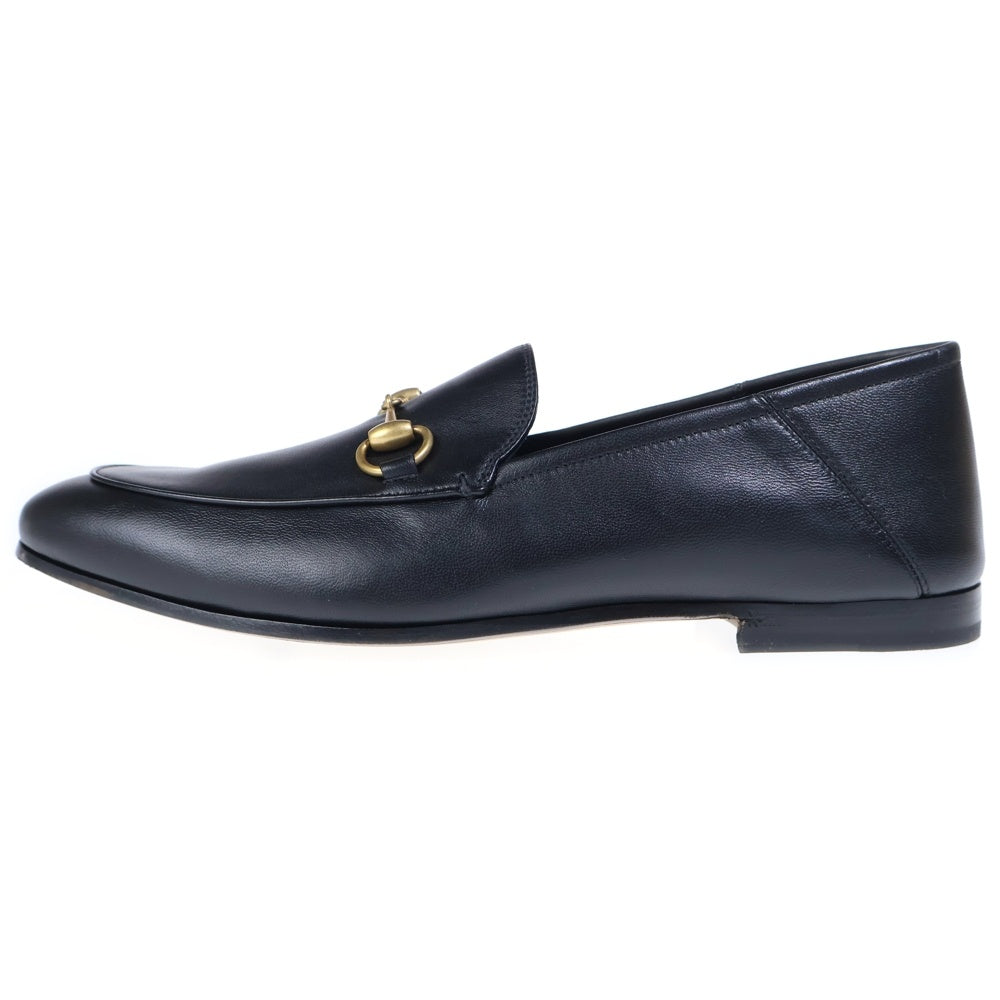 GUCCI(グッチ) ブリクストン ホースビット レザー ローファー ブラック 407314
