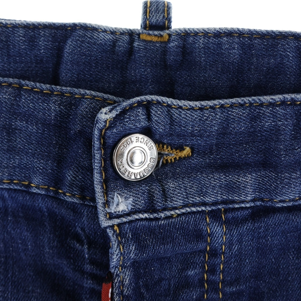 DSQUARED2(ディースクエアード) SEXY TWIST JEAN セクシーツイスト ジーンズ ダメージ加工 スキニーパンツ デニムパンツ インディゴ S74LB0541
