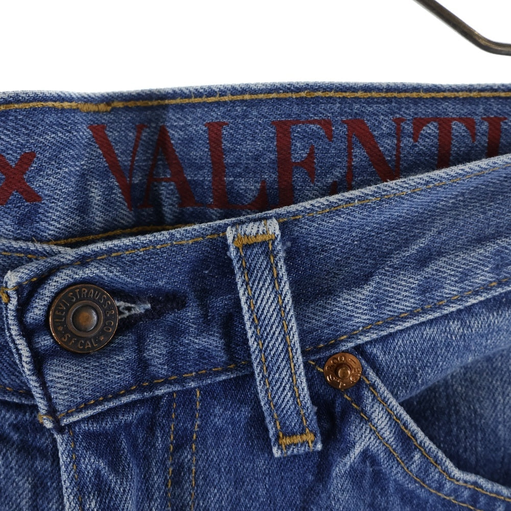 Levi's(リーバイス) 21SS ×VALENTINO Re-Edition 517 ヴァレンティノ ブーツカット フレアデニムパンツ インディゴ PC9-A1445-0000