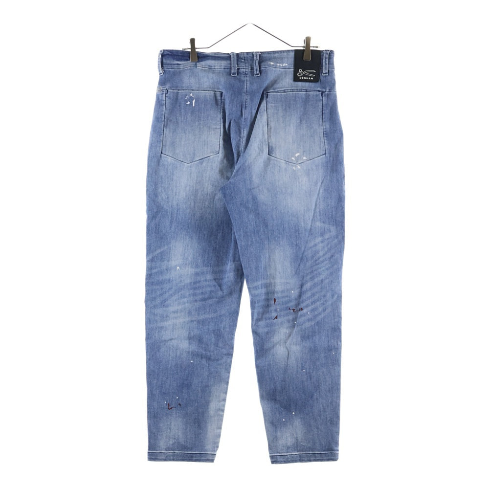 DENHAM(デンハム) FATIGUE WIDE FIT ファティーグ ワイドフィット ペイント加工 デニムパンツ インディゴ 01-23-07-11-037