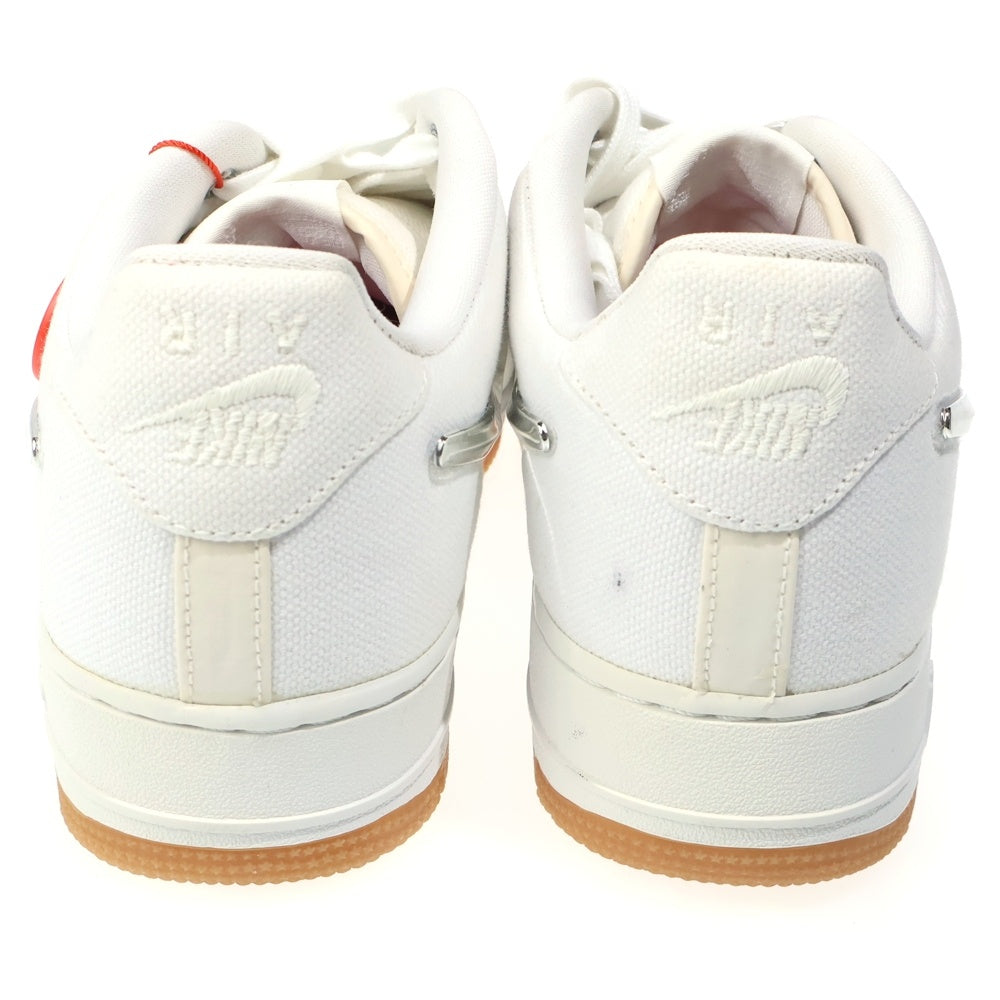 NIKE(ナイキ) ×TRAVIS SCOTT AIR FORCE 1 LOW AF100 トラヴィススコット エアフォース1 ローカットスニーカー ホワイト US10/28cm AQ4211-100