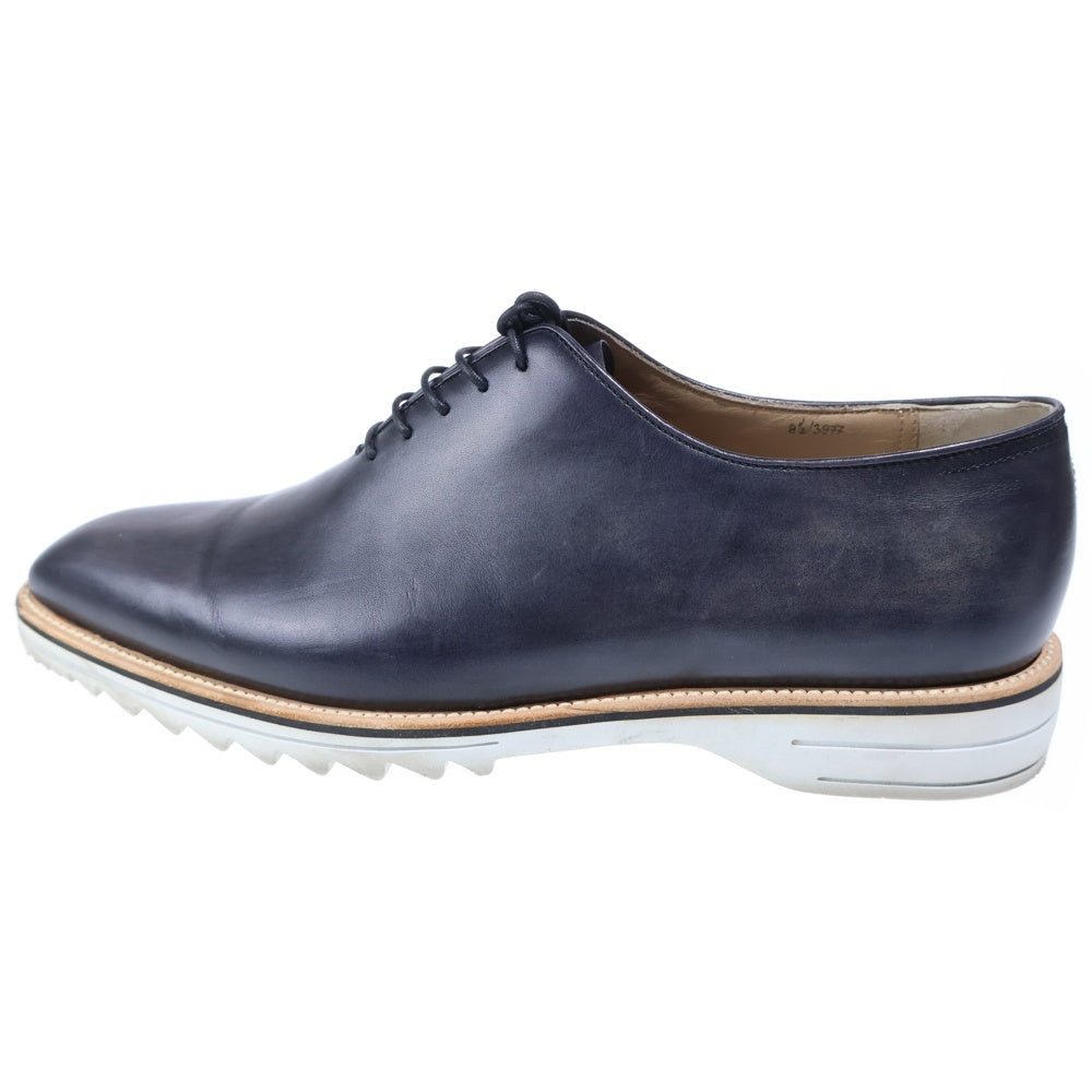 Berluti(ベルルッティ) レイグラウンド スクリット カリグラフィ キャンバス ローカットスニーカー ネイビー/ホワイト