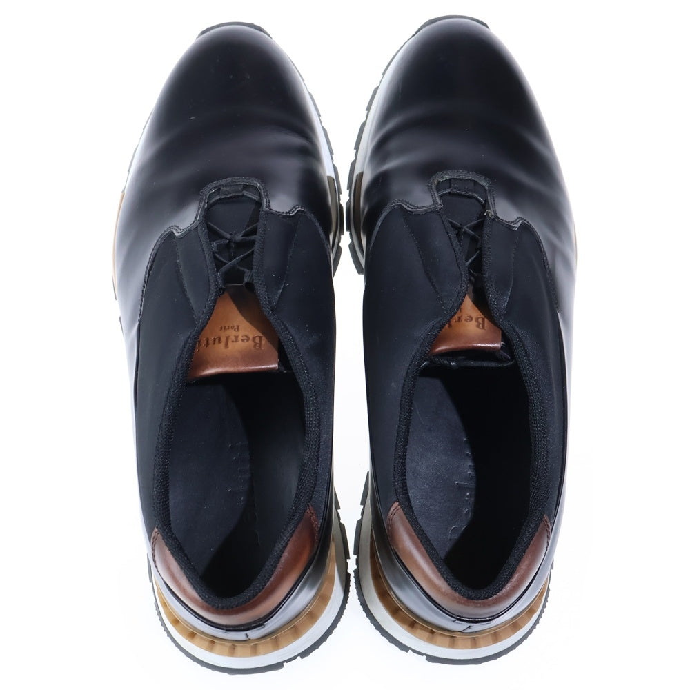 Berluti(ベルルッティ) アレッサンドロ スパダ シャークソール レースアップ レザー ビジネスシューズ ブラック