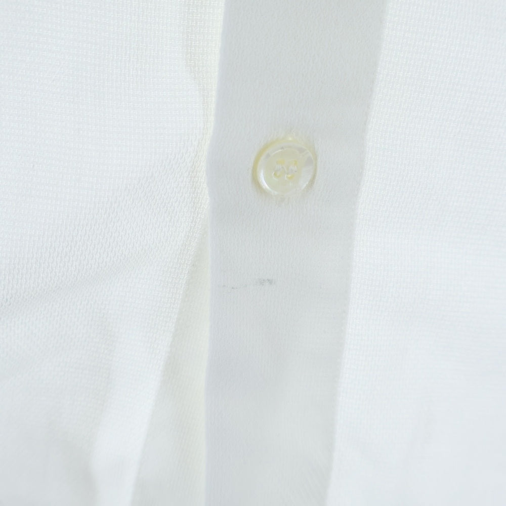 GIANNI VERSACE(ジャンニ ヴェルサーチ) ロゴ刺繍 長袖シャツ ホワイト