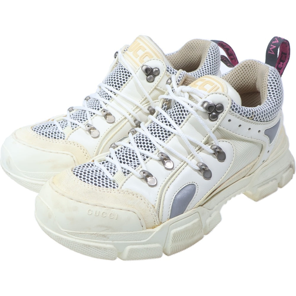 GUCCI(グッチ) フラッシュ トレック ハイカットスニーカー ホワイト 543162