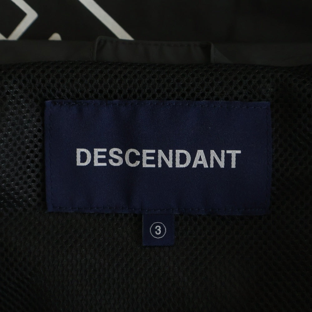 DESCENDANT(ディセンダント) 25AW VERT NYLON JACKET ヴァート ナイロン ジャケット グレー