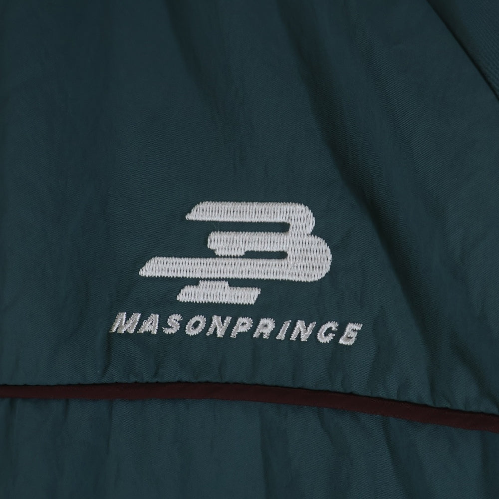 MASONPRINCE(メイソンプリンス) 25AW ロゴ刺繍 オーバーサイズ トラックジャケット グリーン JK4051