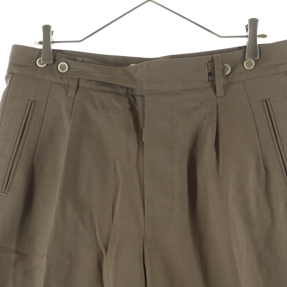 MARNI(マルニ) 21AW トロピカルウール ワイドパンツ スラックスパンツ ブラウン PUMU0075A0 S45455
