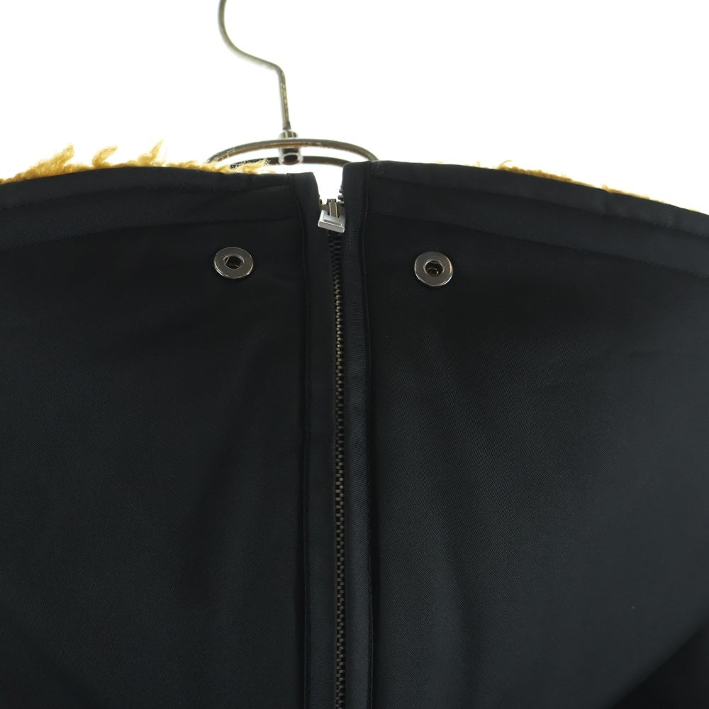 MARNI(マルニ) 18AW ボア ボンバージャケット ブルゾン ブラック/ブラウン JUMU0005LQ S49437