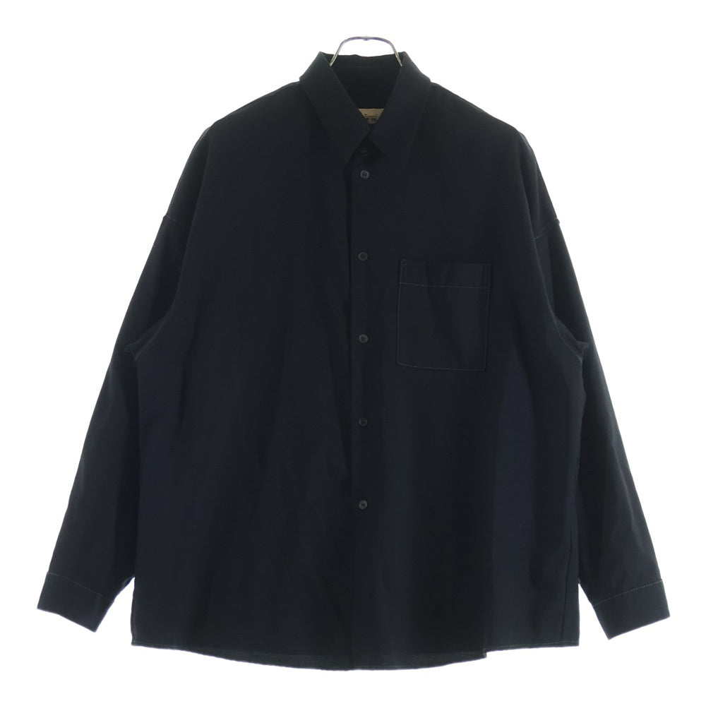 MARNI(マルニ) 20SS トロピカルウール 長袖シャツ ブラック CUMU0061A0 S52744