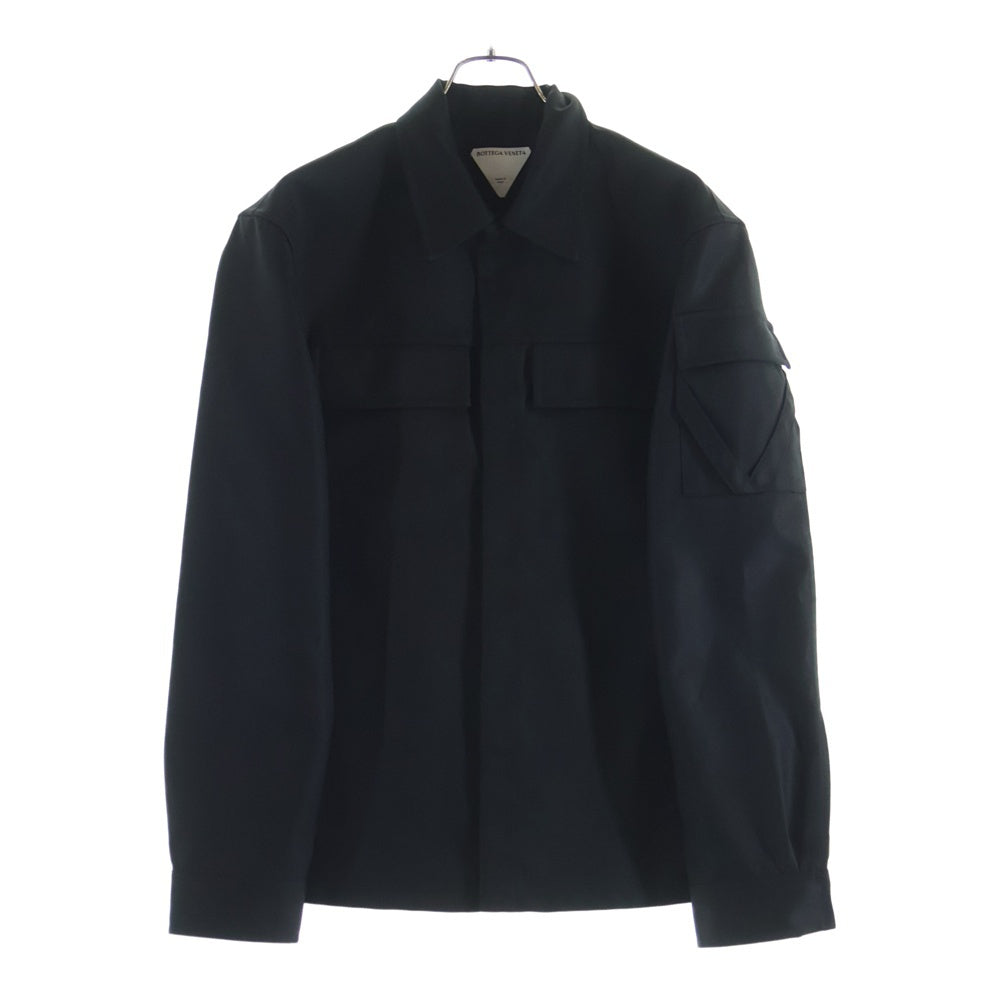 BOTTEGA VENETA(ボッテガヴェネタ) オーバーサイズ 長袖シャツ ブラック 703641 VKKJ0