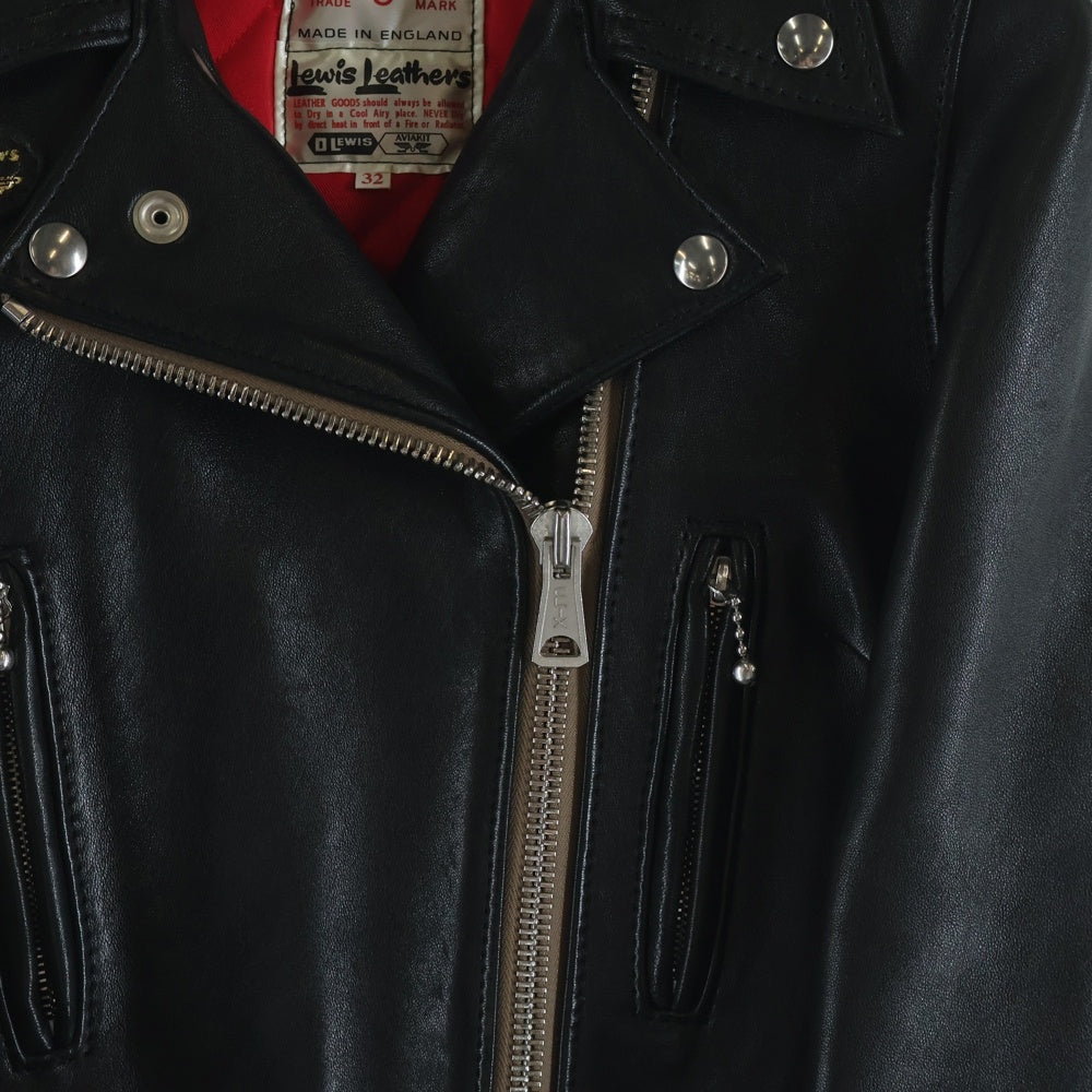 Lewis Leathers(ルイスレザー) LIGHTNING ライトニング ダブルライダースジャケット ブラック レディース