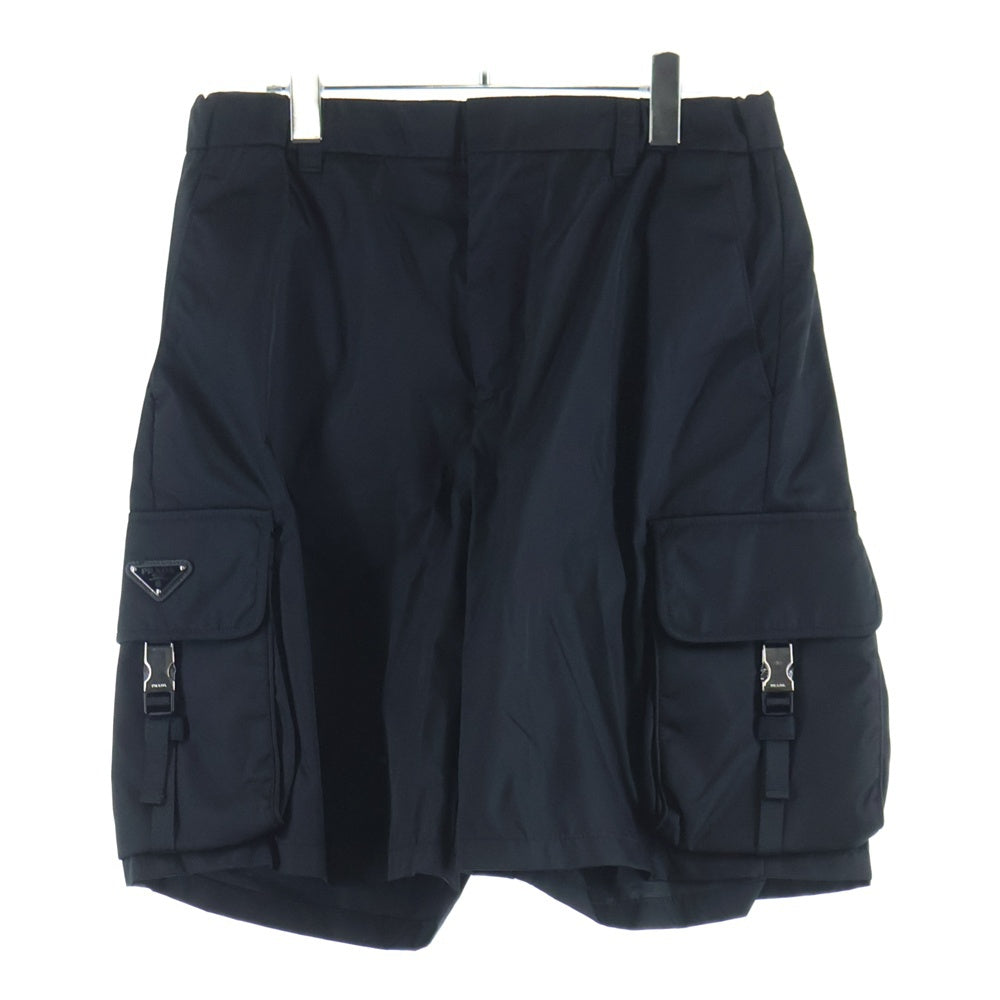 PRADA(プラダ) Re-Nylon トライアングルロゴ バミューダ ショーツ 