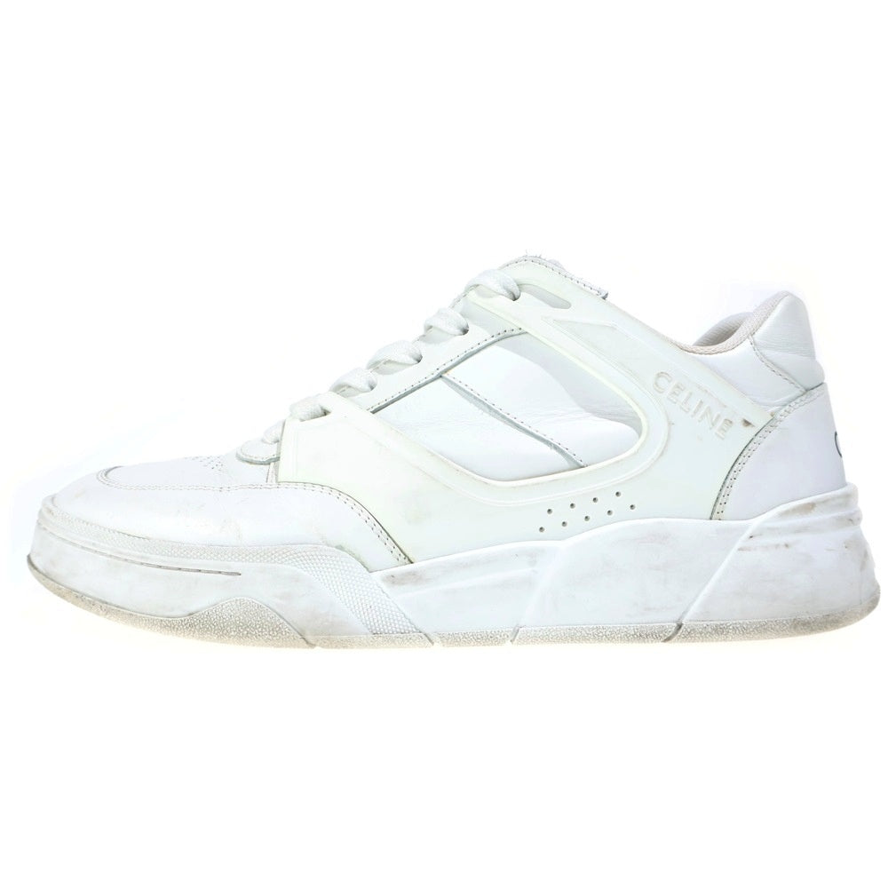 CELINE(セリーヌ) CT-07 LOW TOP SNEAKER レザー ローカットスニーカー ホワイト