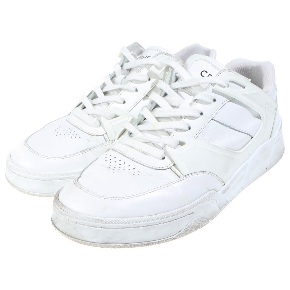 CELINE(セリーヌ) CT-07 LOW TOP SNEAKER レザー ローカットスニーカー ホワイト