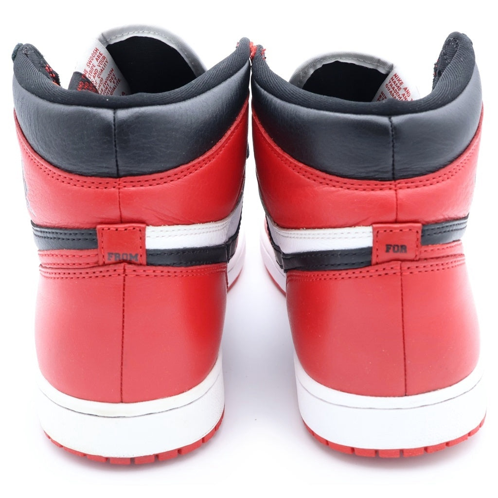 NIKE(ナイキ) AIR JORDAN 1 RETRO HIGH OG NRG HOMAGE TO HOME Numbered AR9880-023 エアジョーダン1 オマージュトゥホーム ナンバー入り バイカラー ハイカットスニーカー
