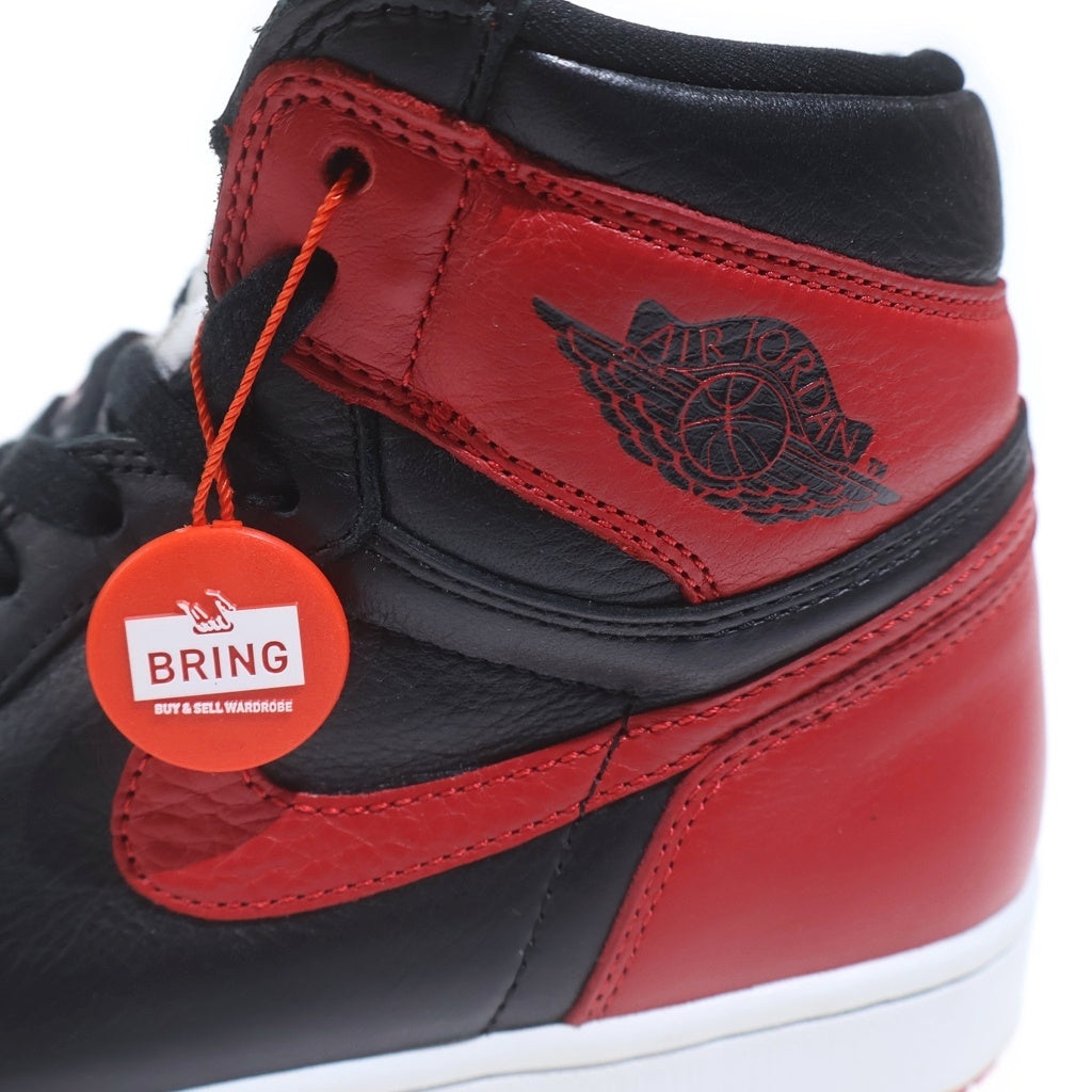 NIKE(ナイキ) AIR JORDAN 1 RETRO HIGH OG NRG HOMAGE TO HOME Numbered AR9880-023 エアジョーダン1 オマージュトゥホーム ナンバー入り バイカラー ハイカットスニーカー