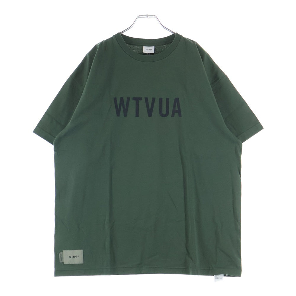 WTAPS(ダブルタップス) 25SS TSSC / SS ロゴプリント 半袖Tシャツカットソー グリーン 251ATDT-STM04S