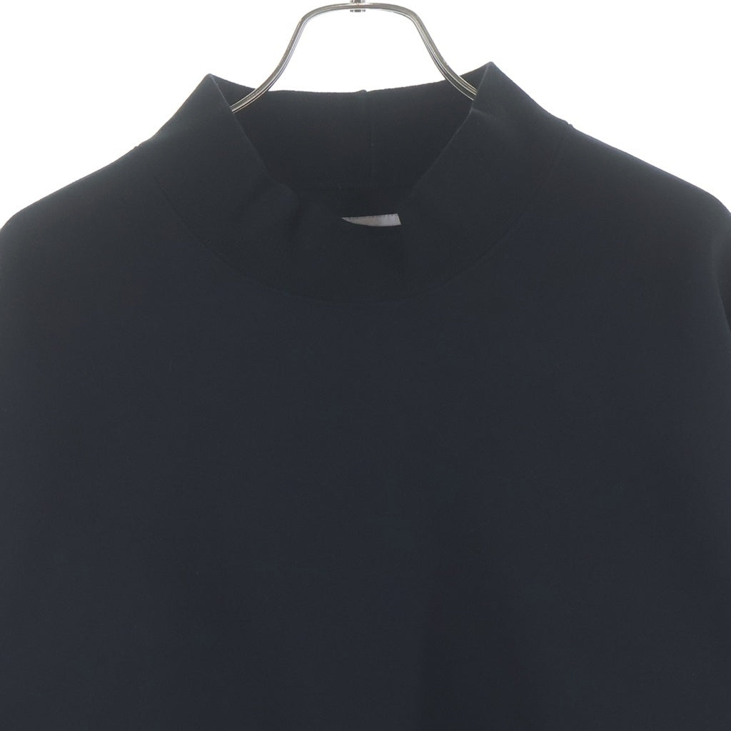 WTAPS(ダブルタップス) 23AW MOCK NECK/SWEATER/POLY.FORTLESS モックネック スウェット トレーナー ブラック 232ATDT-CSM23