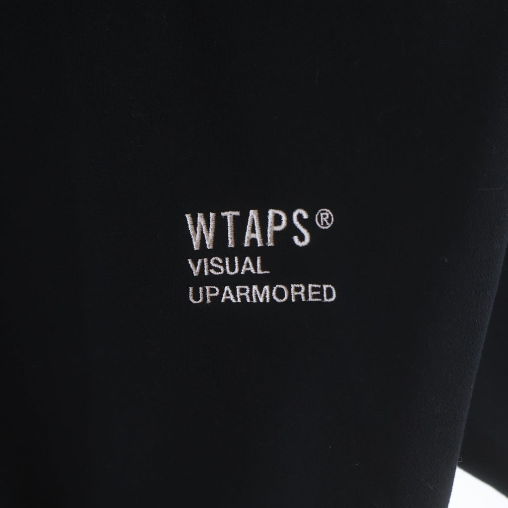 WTAPS(ダブルタップス) 23AW MOCK NECK/SWEATER/POLY.FORTLESS モックネック スウェット トレーナー ブラック 232ATDT-CSM23