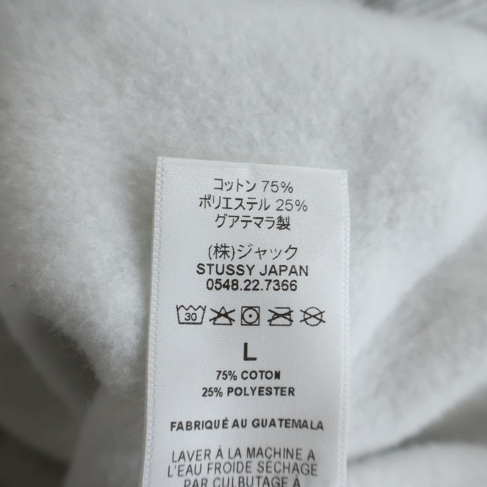 STUSSY(ステューシー) 23SS STU C. HOODIE ロゴプリント スウェット プルオーバーパーカー グレー Z4000SAS23