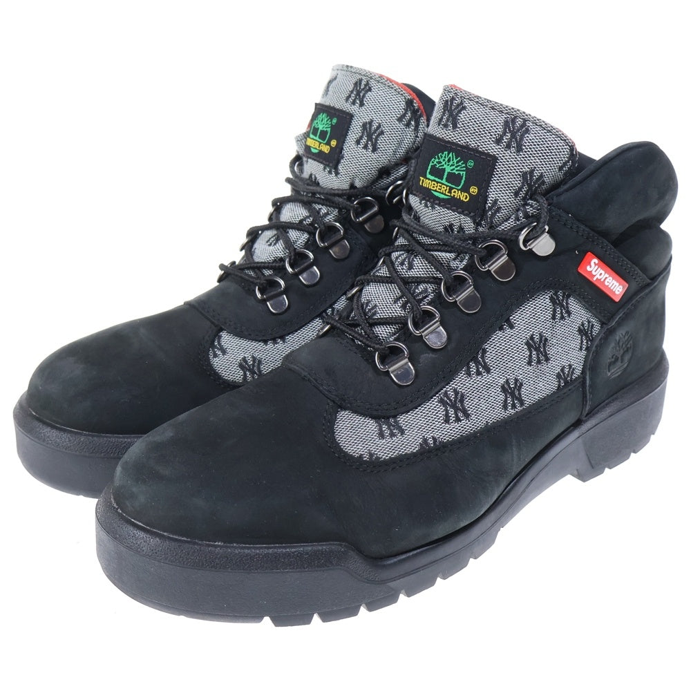 SUPREME(シュプリーム) 21AW ×Timberland New York Yankees MLB Filed Boot ティンバーランド ニューヨークヤンキース フィールド ブーツ ブラック
