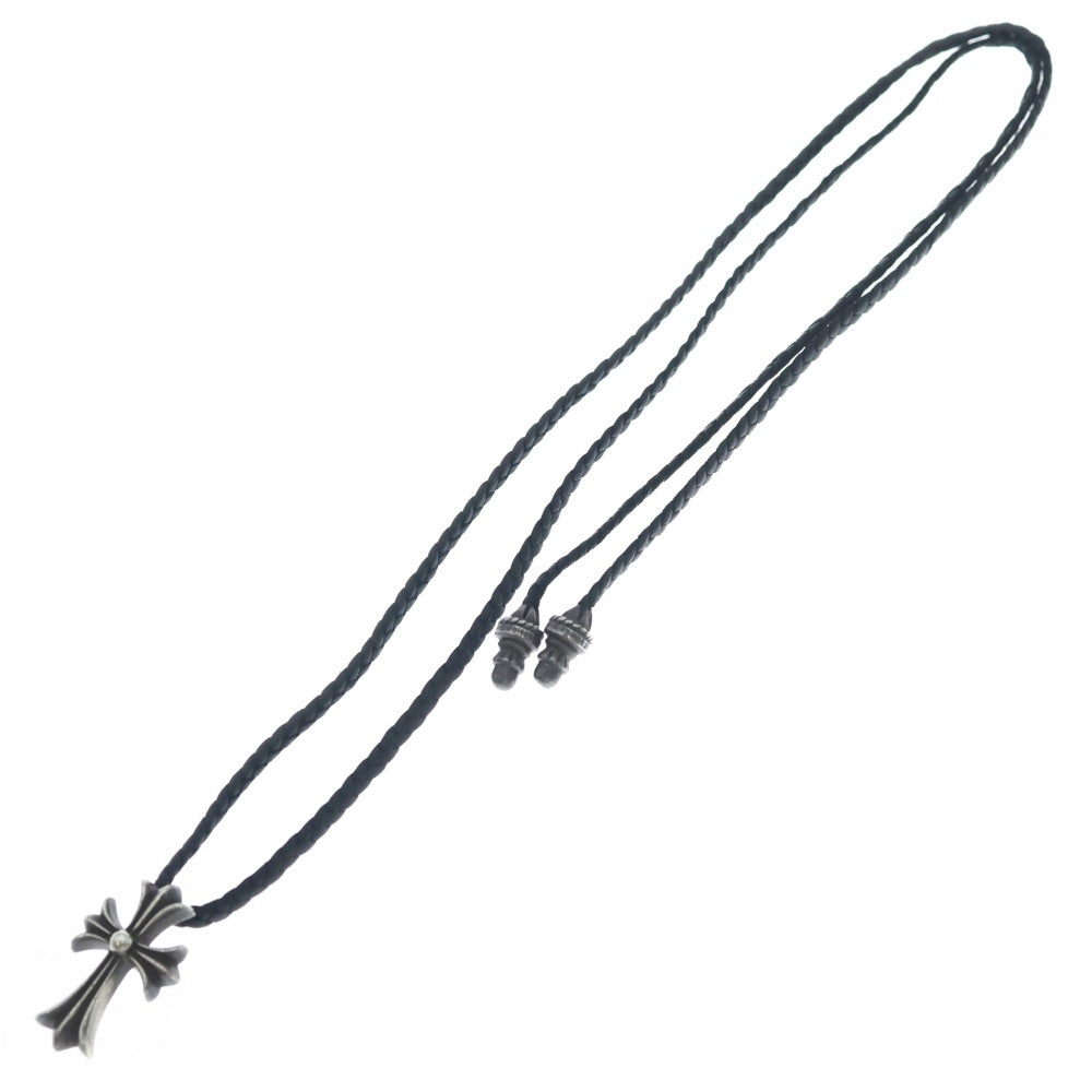 CHROME HEARTS(クロムハーツ) CH CRS SMLスモールCHクロス BC ボロチップブレイド ネックレス シルバー BCA220