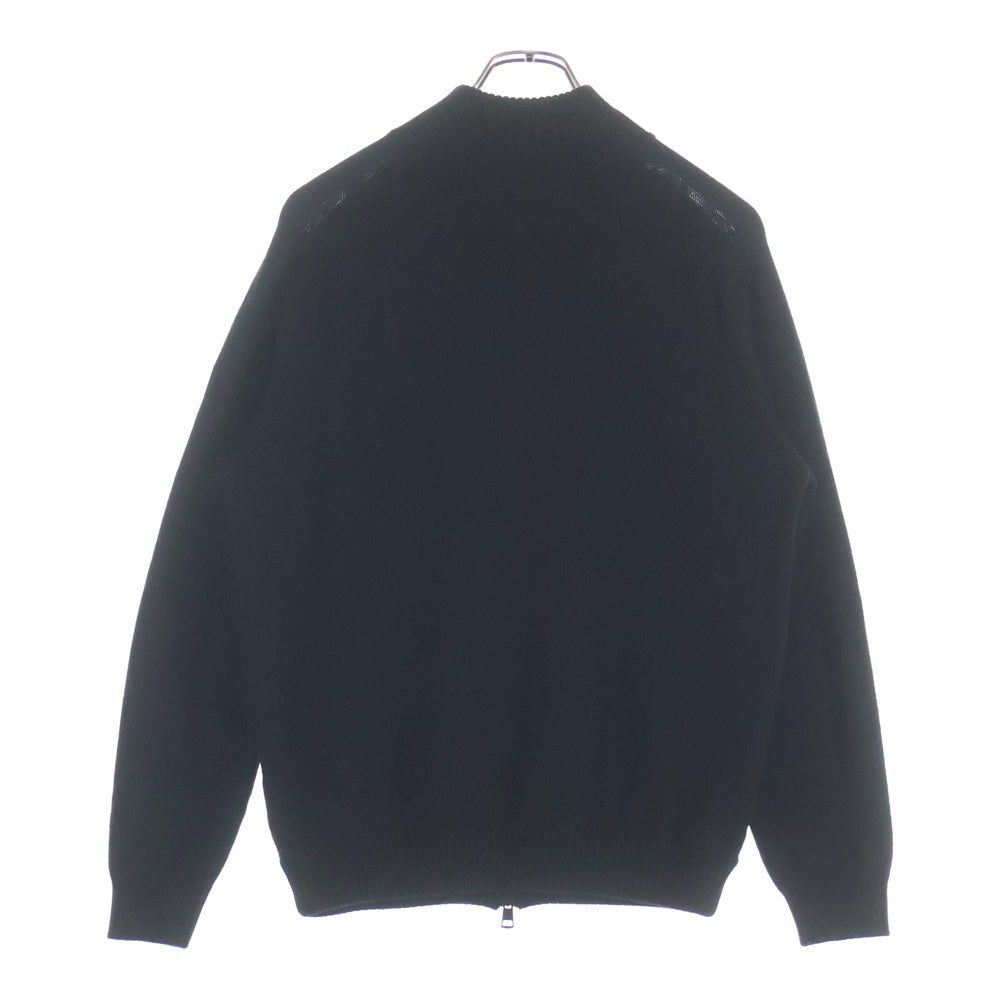 MONCLER(モンクレール) MAGLIONE TRICOT CARDIGAN マグリオントリコカーディガン ナイロン切替ジャケット ブラック 420919402900