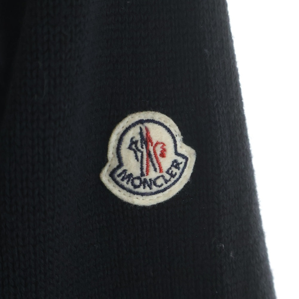 MONCLER(モンクレール) MAGLIONE TRICOT CARDIGAN マグリオントリコカーディガン ナイロン切替ジャケット ブラック 420919402900