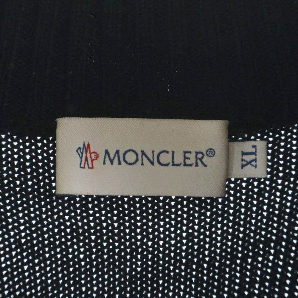 MONCLER(モンクレール) MAGLIONE TRICOT CARDIGAN マグリオントリコカーディガン ナイロン切替ジャケット ブラック 420919402900