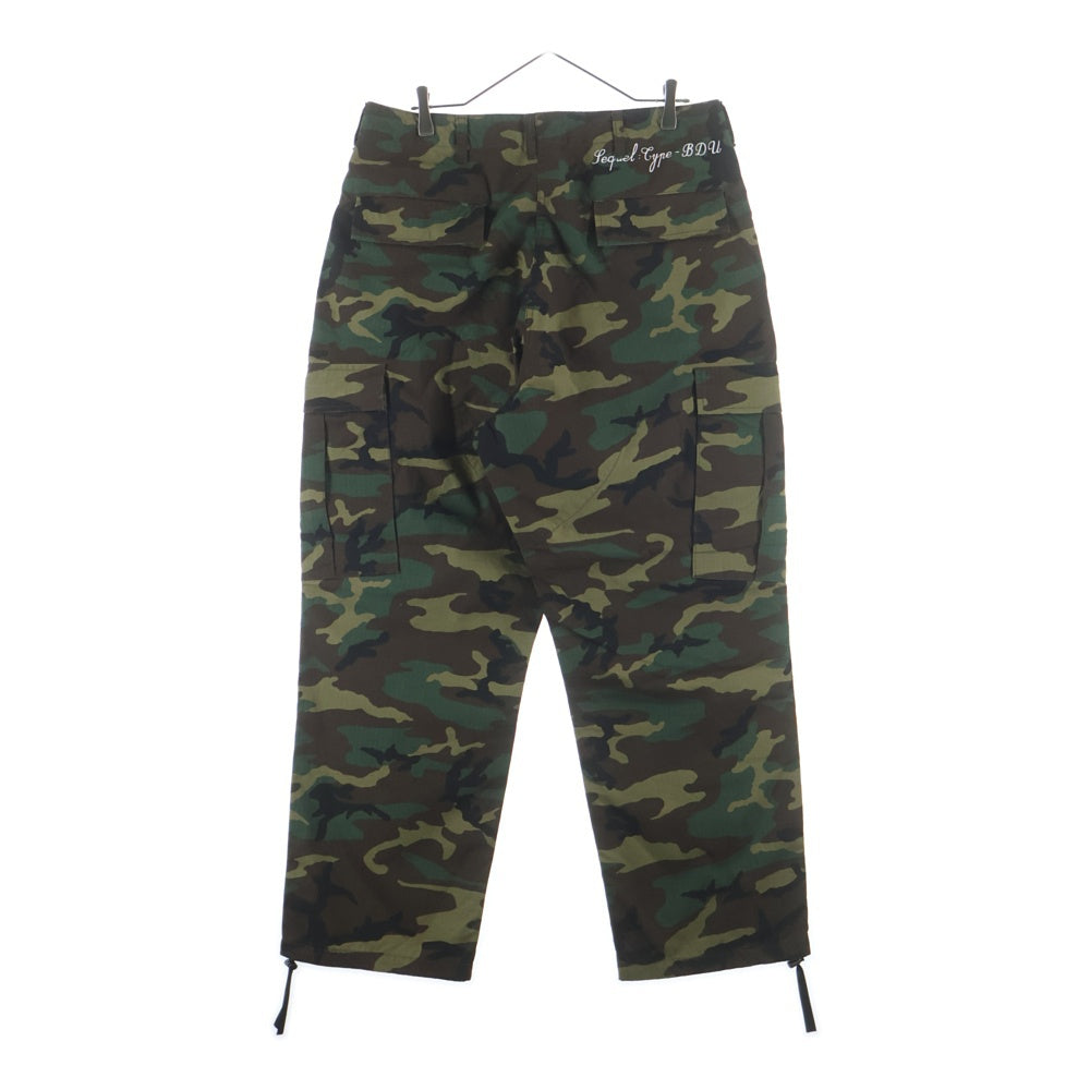 SEQUEL(シークエル) 25SS BDU PANTS カーゴパンツ カモフラ カーキ SQ-25SS-PT-10