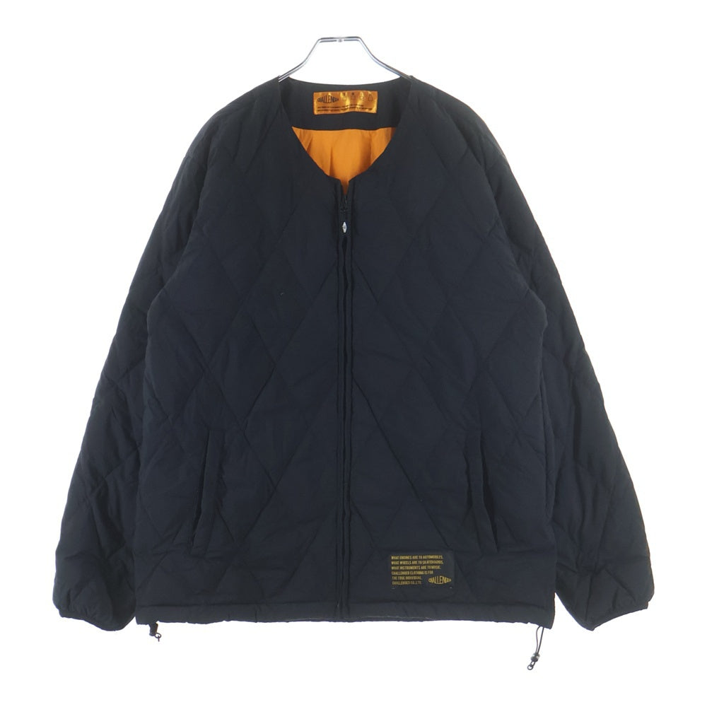 CHALLENGER(チャレンジャー) FIELD DOWN JACKET フィールド キルティング ダウンジャケット ブラック CLG-JK 024-012