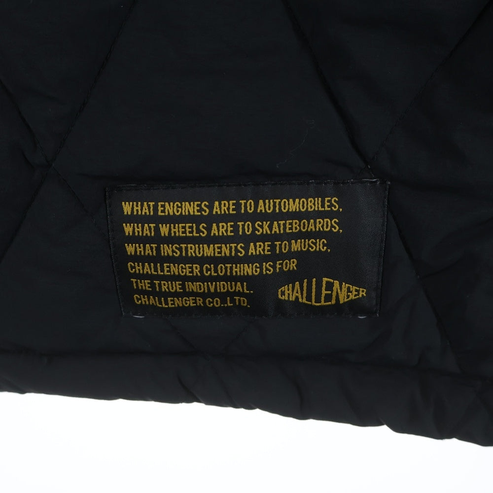 CHALLENGER(チャレンジャー) FIELD DOWN JACKET フィールド キルティング ダウンジャケット ブラック CLG-JK 024-012