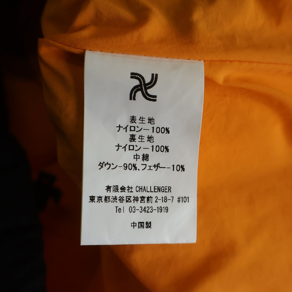 CHALLENGER(チャレンジャー) FIELD DOWN JACKET フィールド キルティング ダウンジャケット ブラック CLG-JK 024-012