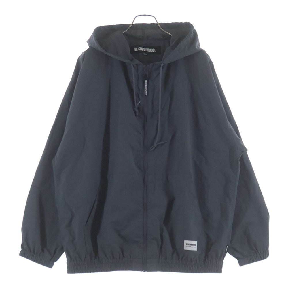 NEIGHBORHOOD(ネイバーフッド) 23AW ZIP UP HOODED JACKET ジップアップ ナイロンジャケット グレー 232TSNH-JKM03