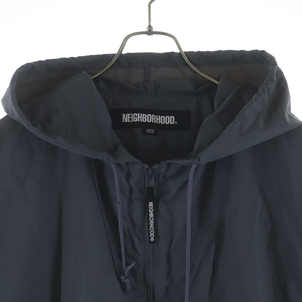 NEIGHBORHOOD(ネイバーフッド) 23AW ZIP UP HOODED JACKET ジップアップ ナイロンジャケット グレー 232TSNH-JKM03