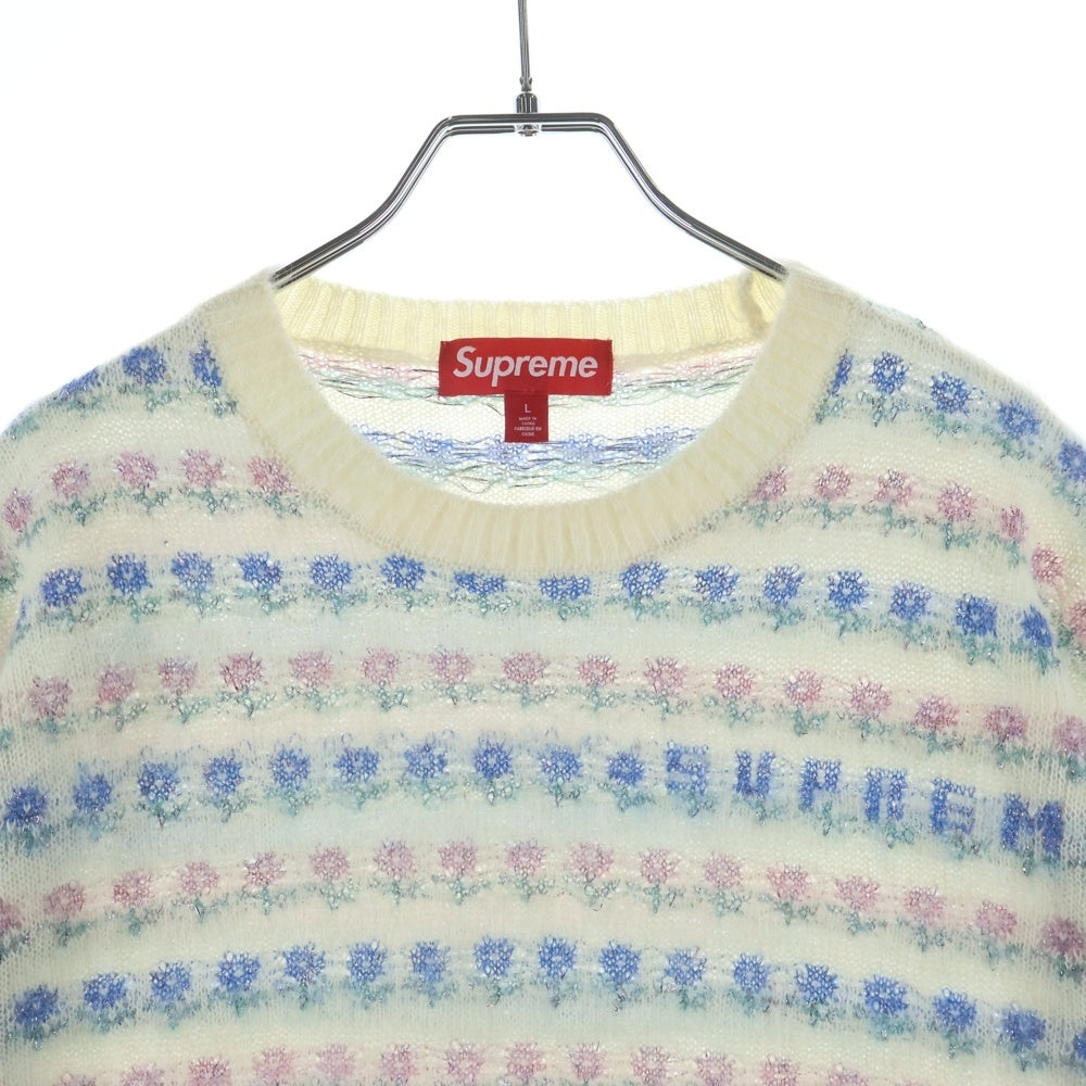 SUPREME(シュプリーム) 25AW Flowers Metallic Sweater フラワーズ メタリック ニットセーター マルチ