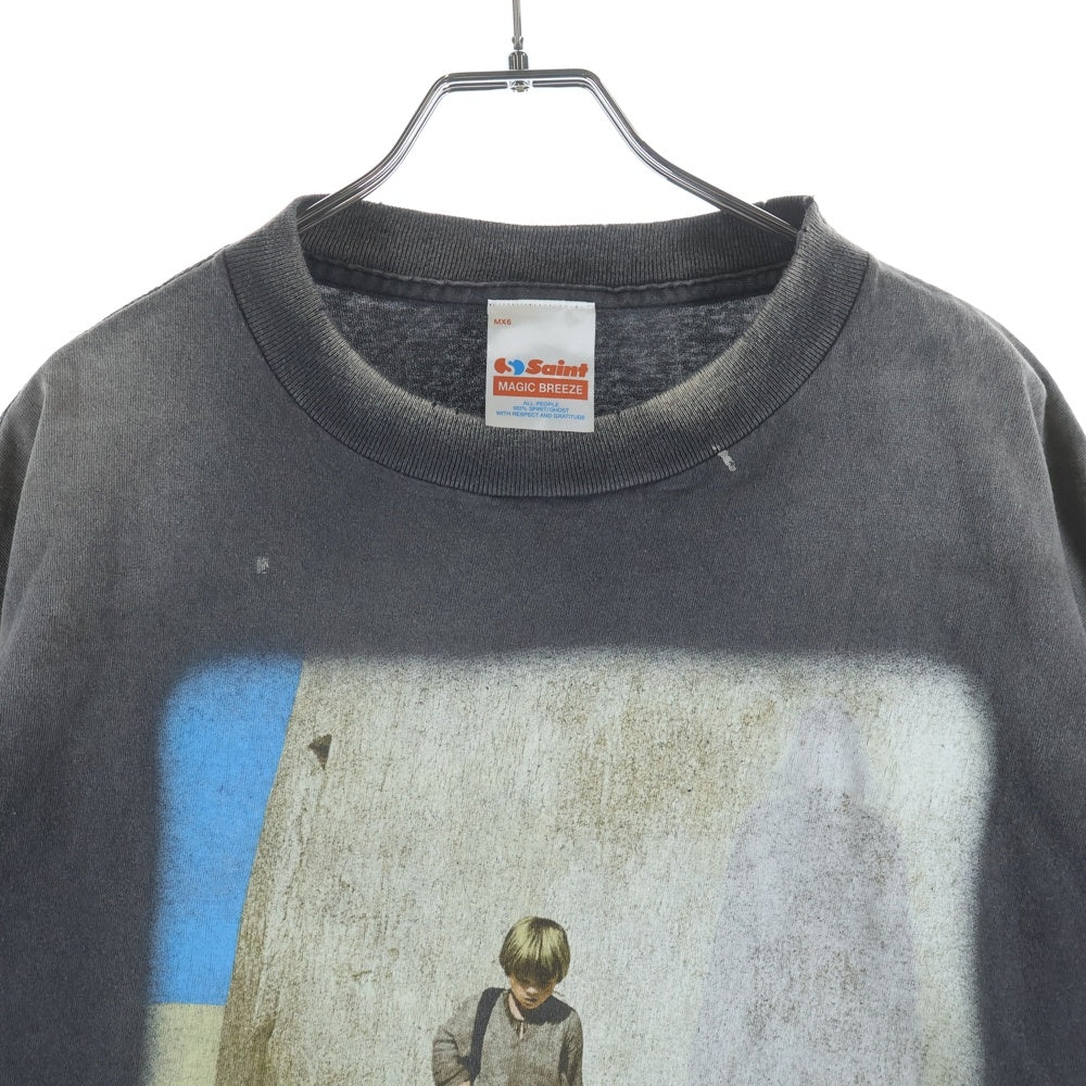SAINT MICHAEL(セントマイケル) 25SS ×STAR WARS SS TEE ANAKIN スターウォーズ アナキン 半袖Tシャツ チャコールグレー SM-HR8-0000-C63