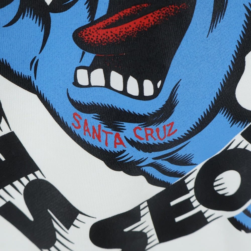 SEQUEL(シークエル) 25SS ×SANTA CRUZ CREW NECK SWEAT サンタクルーズ クルーネックスウェットトレーナー ホワイト