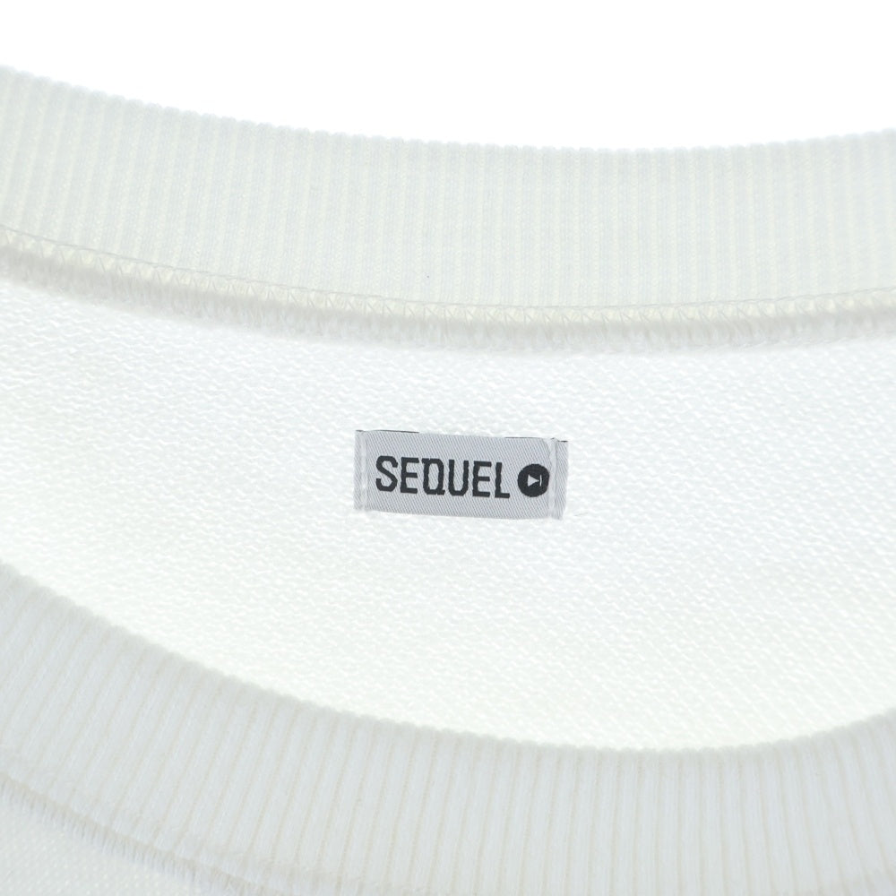 SEQUEL(シークエル) 25SS ×SANTA CRUZ CREW NECK SWEAT サンタクルーズ クルーネックスウェットトレーナー ホワイト