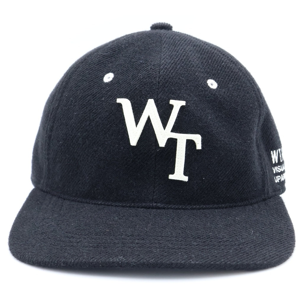 WTAPS(ダブルタップス) 24SS POLY.TWILL.LEAGE WT ベースボールキャップ ブラック 241HCDT-HT04